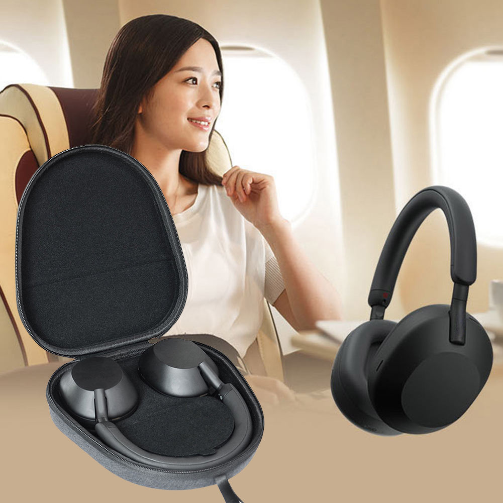 Sony Headphone Wh-1000Xm5 - Estuche rígido de transporte para auriculares