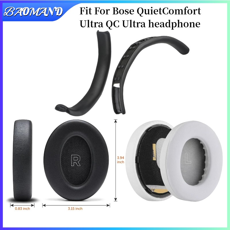 Bose Headphone Qc Ultra - Almohadillas de repuesto para auriculares Bose
