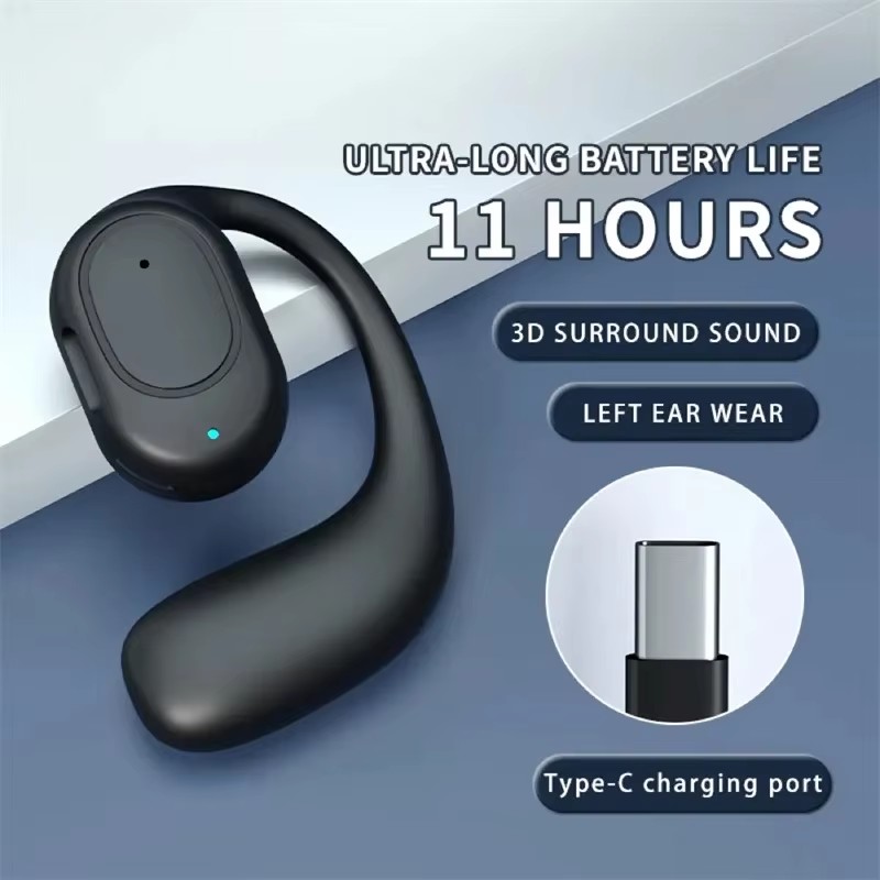Bluetooth Headset On Ear - Auriculares inalámbricos con Bluetooth y micrófono,