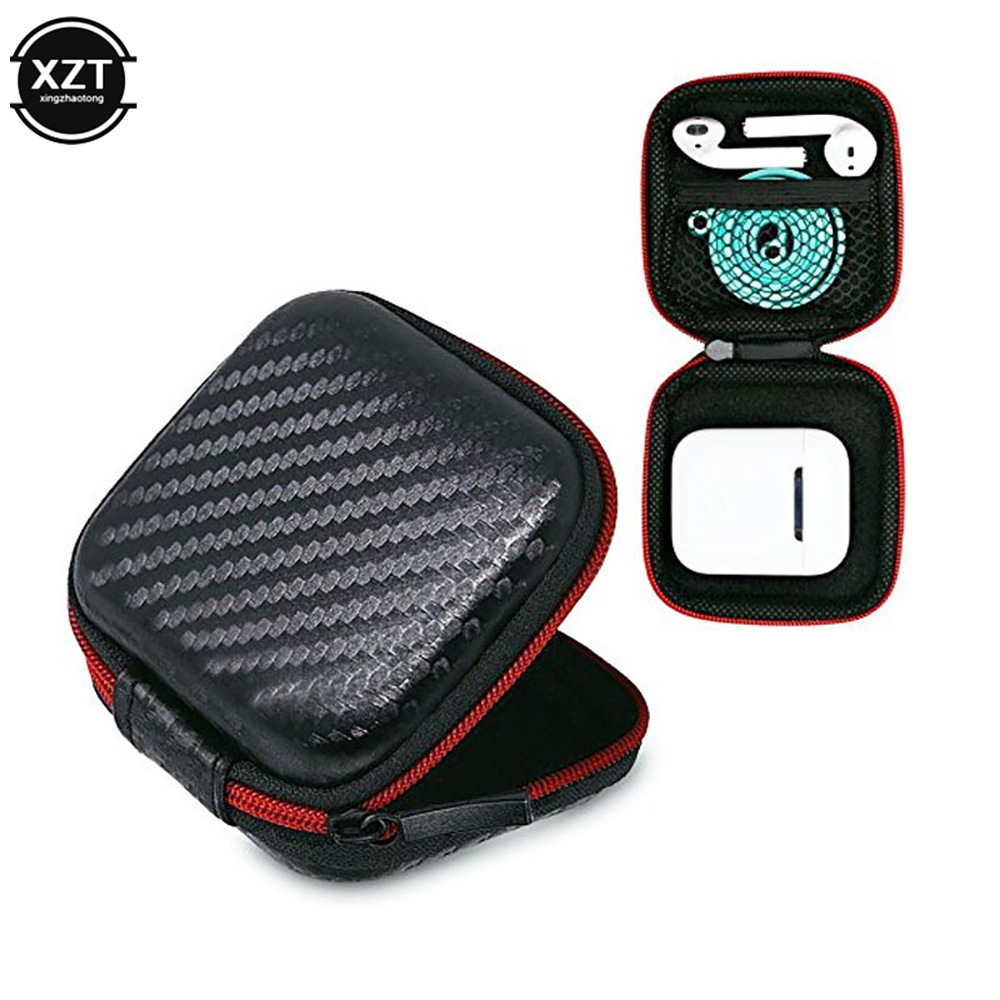 Headphone Case Hard - Bolsa para auriculares, Mini caja de