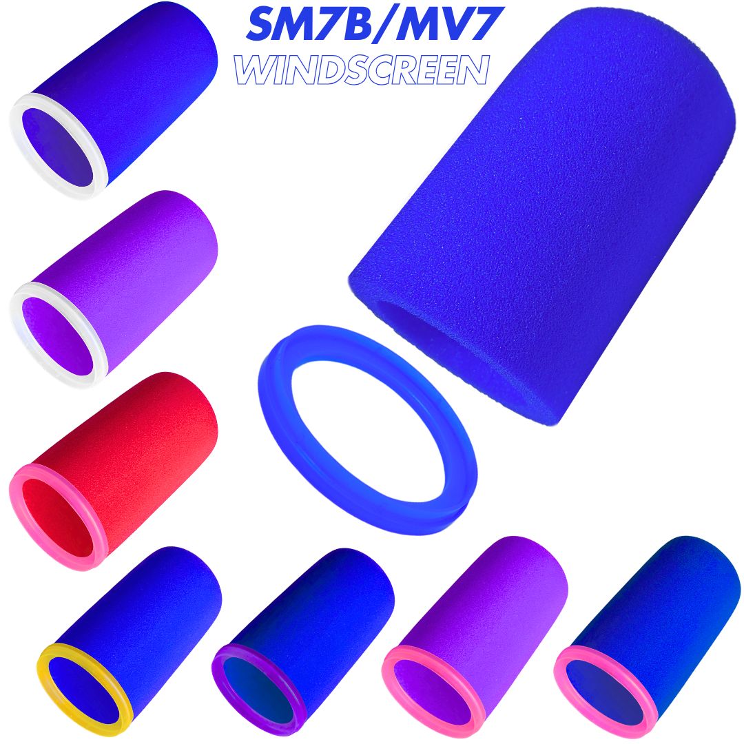 Shure Mic Mv7 - Espuma de alta densidad para parabrisas
