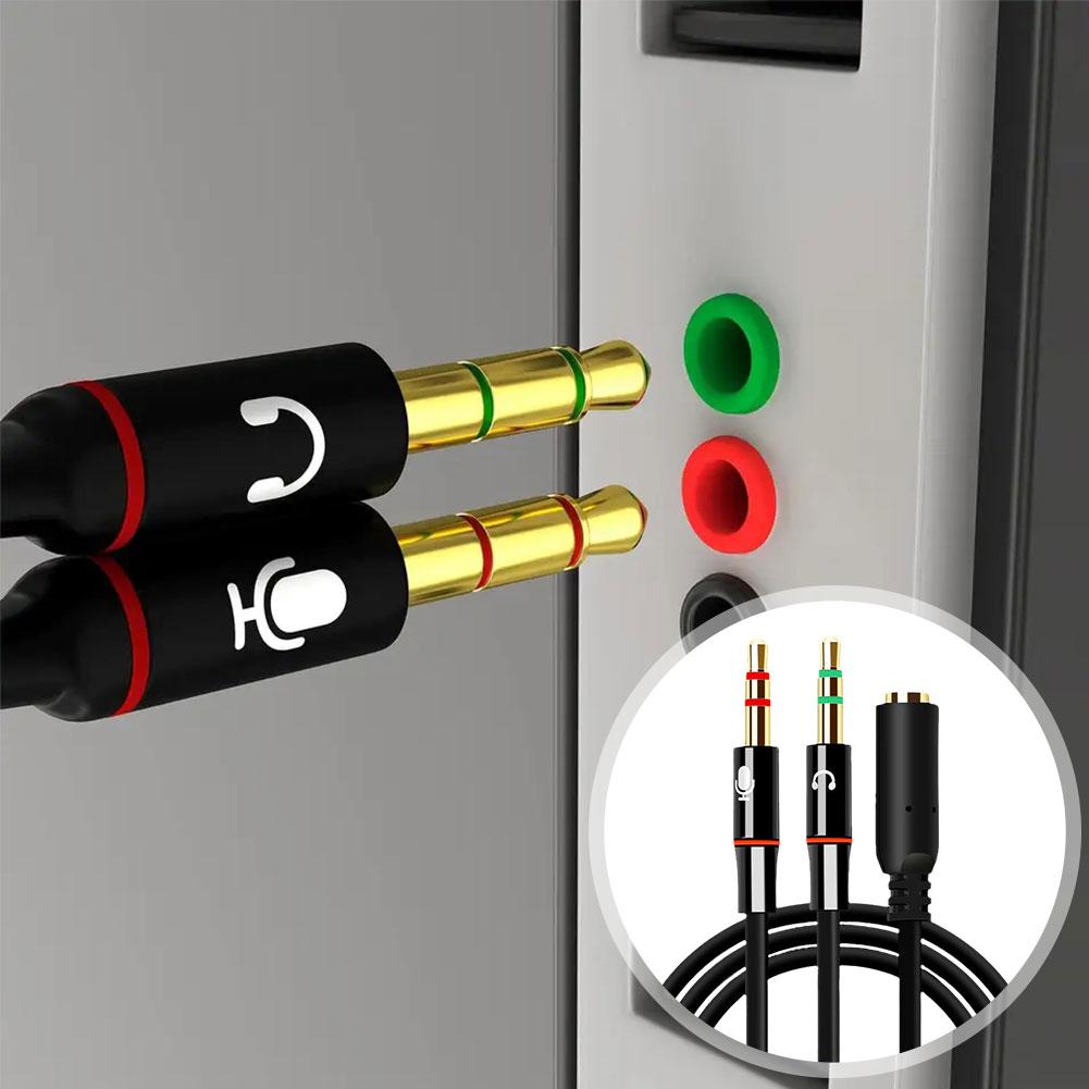 Audio Splitter Y - Convertidor de Audio para Auriculares y