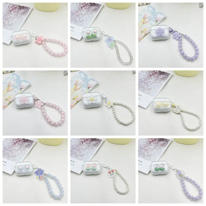Funda con llavero de flores pa - Beats Headphone Powerbeats Pro reseña y precio