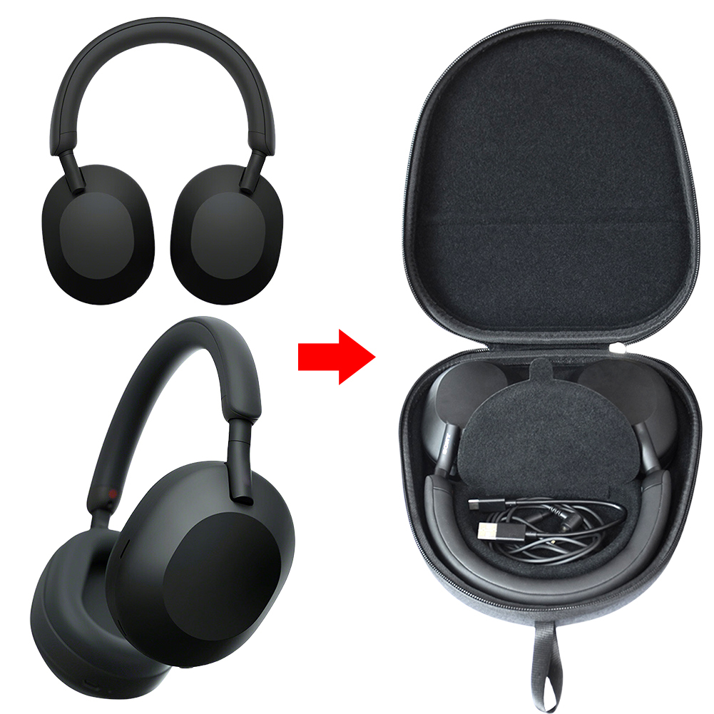 Estuche rígido de transporte p - Sony Headphone Wh-1000Xm5 reseña y precio