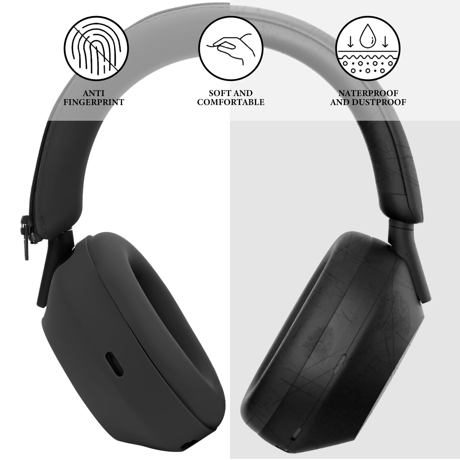 Funda protectora de silicona 3 - Sony Headphone Wh-1000Xm5 reseña y precio