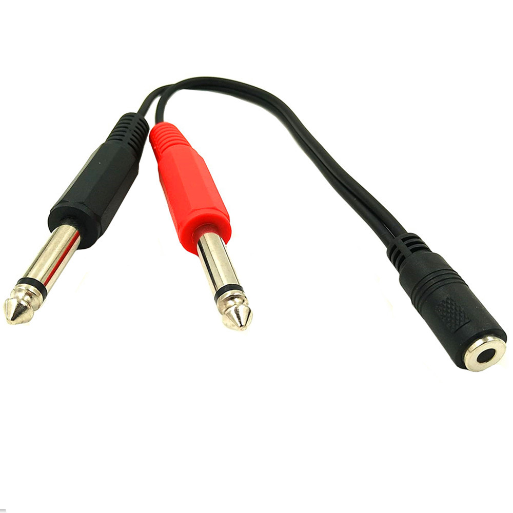 Cable adaptador macho de 6,35  - Audio Splitter Y reseña y precio