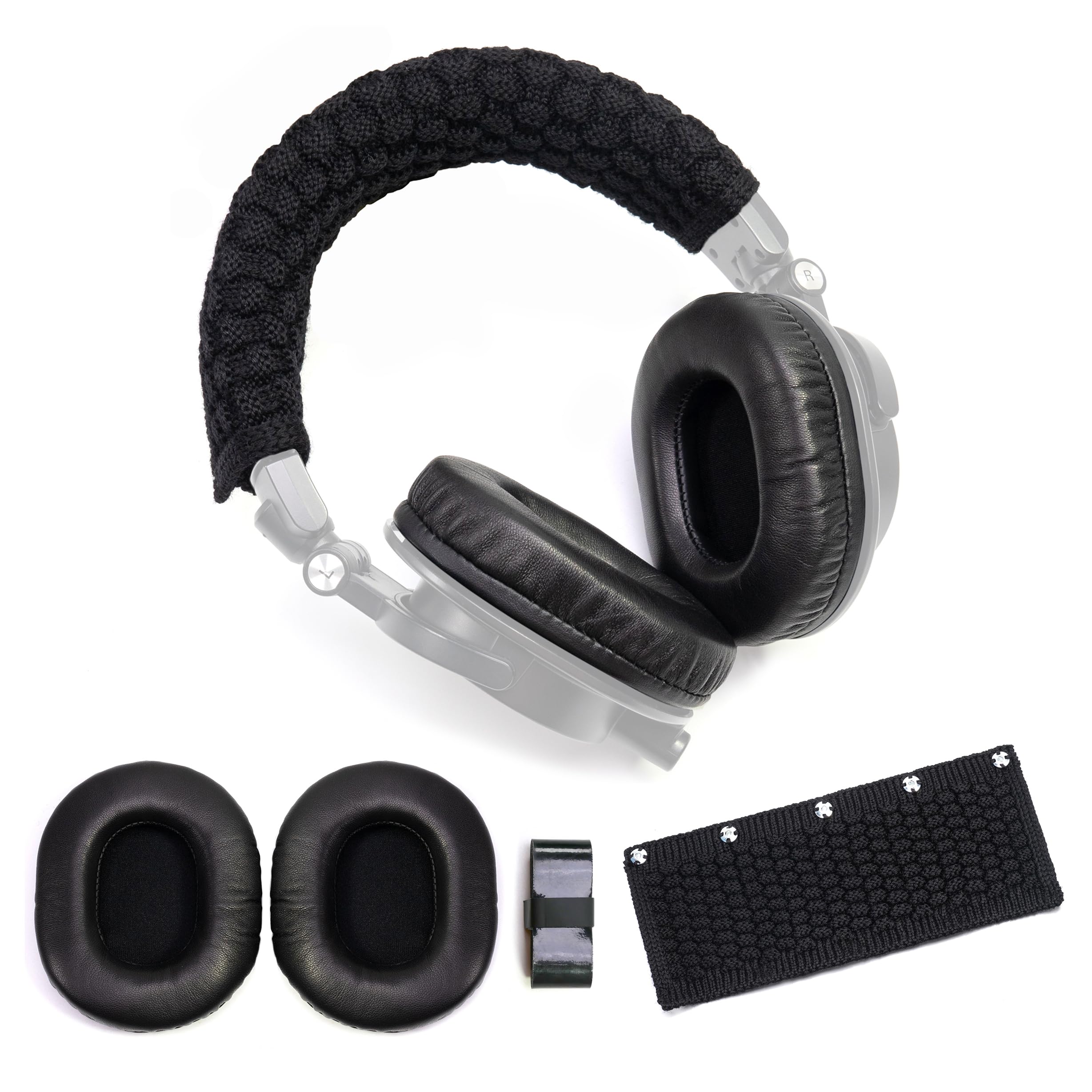 Almohadillas de piel de corder - Audio Technica Headphone Ath-M20X reseña y precio
