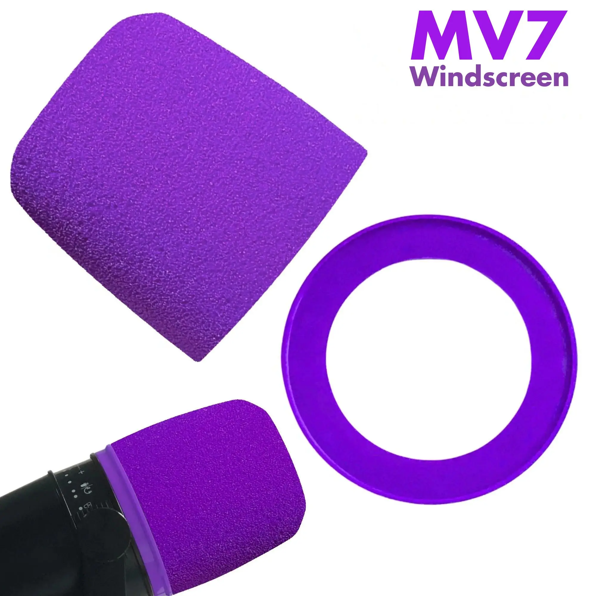 Espuma MV7 para Micrófonos Shu - Shure Mic Mv7 reseña y precio