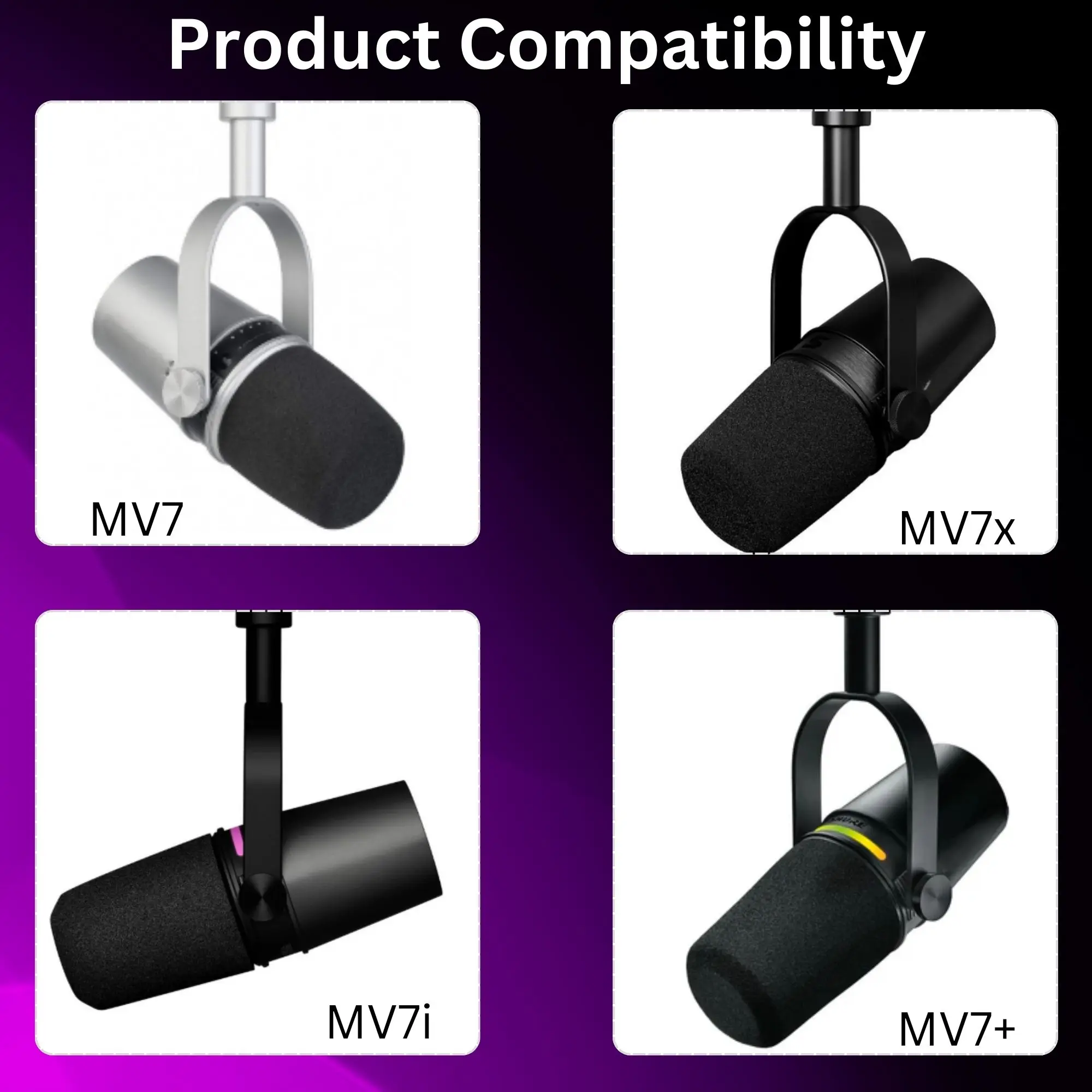 Espuma MV7 para Micrófonos Shu - Shure Mic Mv7 reseña y precio