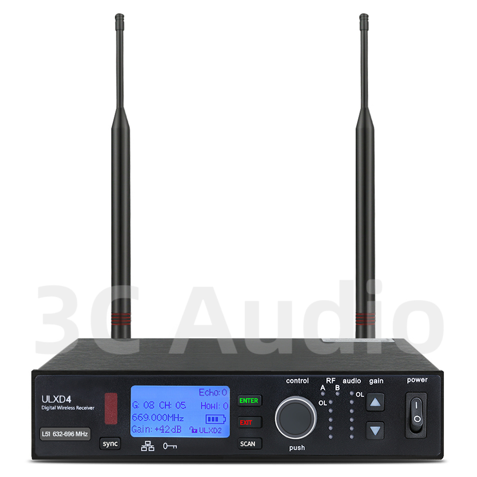 ULXD4-SLXD 500/600MHz micrófon - Shure Mic Sm58 reseña y precio