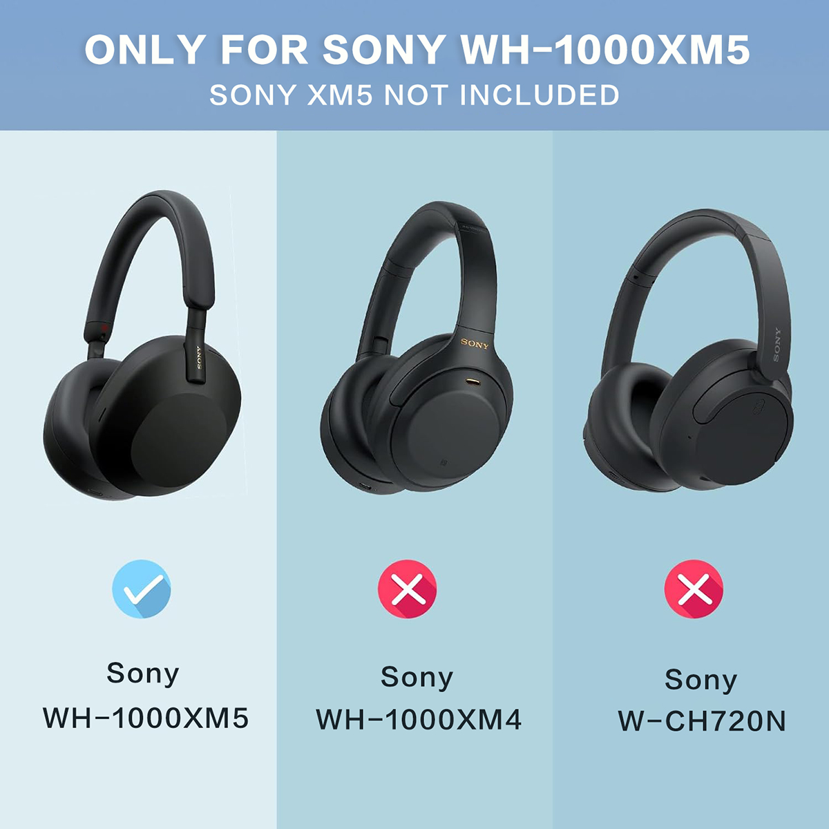 Para Sony WH-1000XM5 funda pro - Sony Headphone Wh-1000Xm5 reseña y precio
